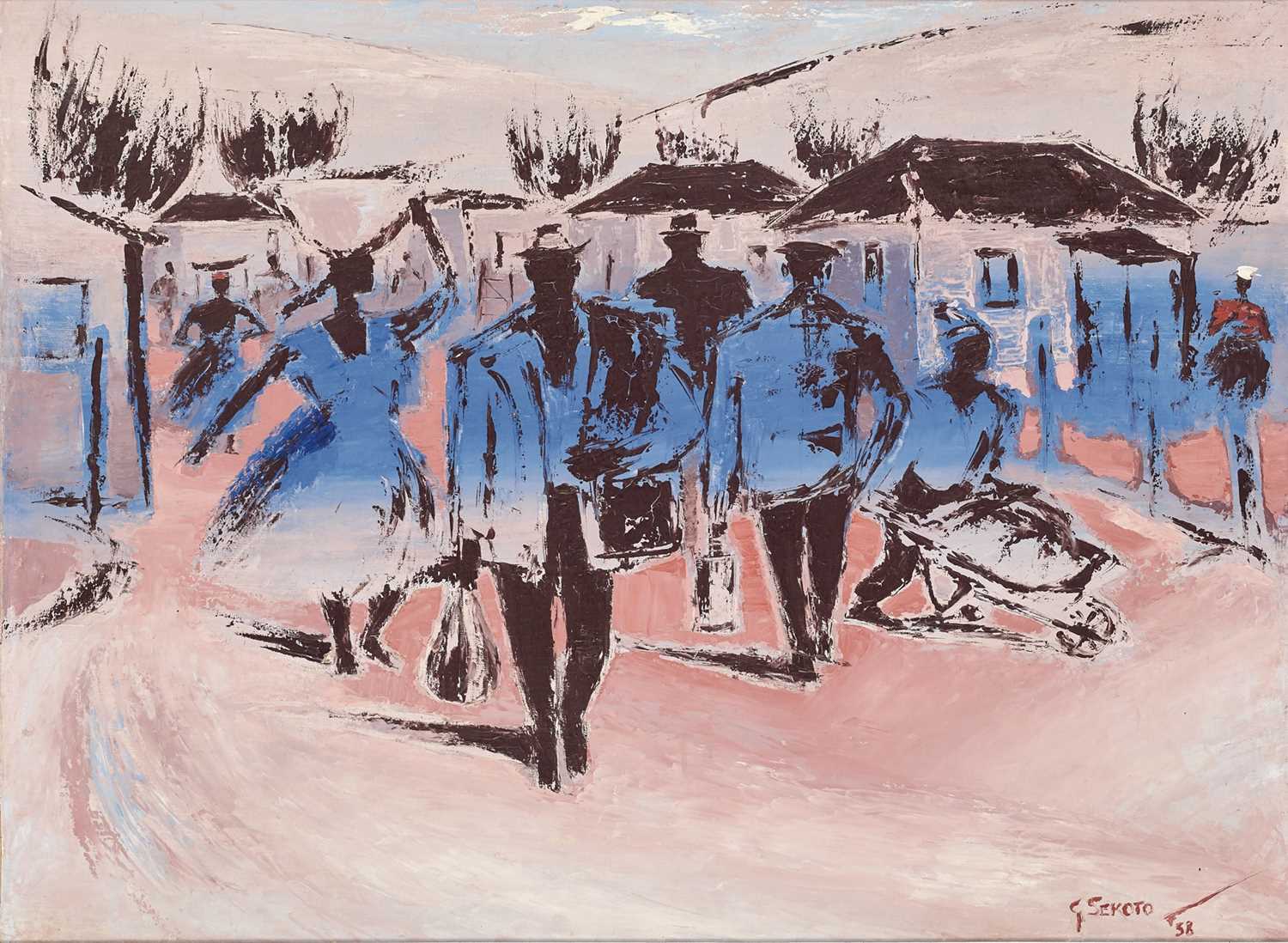 Lot 23 - Gerard Sekoto (South Africa 1913-1993)