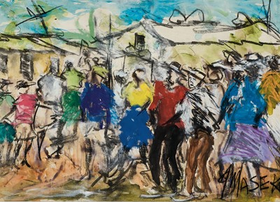 Lot 93 - Joe Maseko (South Africa 1940-2008)