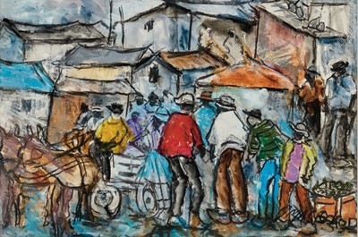 Lot 92 - Joe Maseko (South Africa 1940-2008)