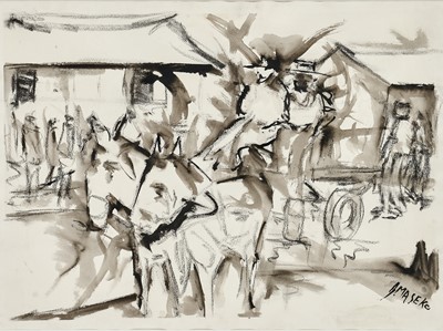 Lot 89 - Joe Maseko (South Africa 1940-2008)
