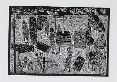 Lot 87 - Lucas Bambo (South Africa 1964-)